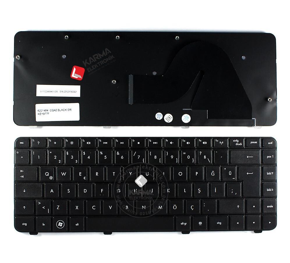 Hp Compaq Presario 590121-161 629292-161 V112246AK1 AX1 Notebook Klavye (Siyah TR)