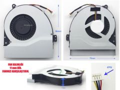 Asus X550DP, X550E, X550E Notebook Cpu Fanı Ver.2 (11-12mm)