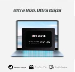 HI-LEVEL 240GB SSD Disk SSD30ULT/240G + Aparat