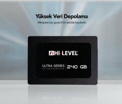 HI-LEVEL 240GB SSD Disk SSD30ULT/240G + Aparat