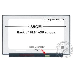 Hp 15-dy2057la, 15-dy2058ca, 15-dy2058la Uyumlu Notebook Lcd Ekran, Panel Ver.1 / HD