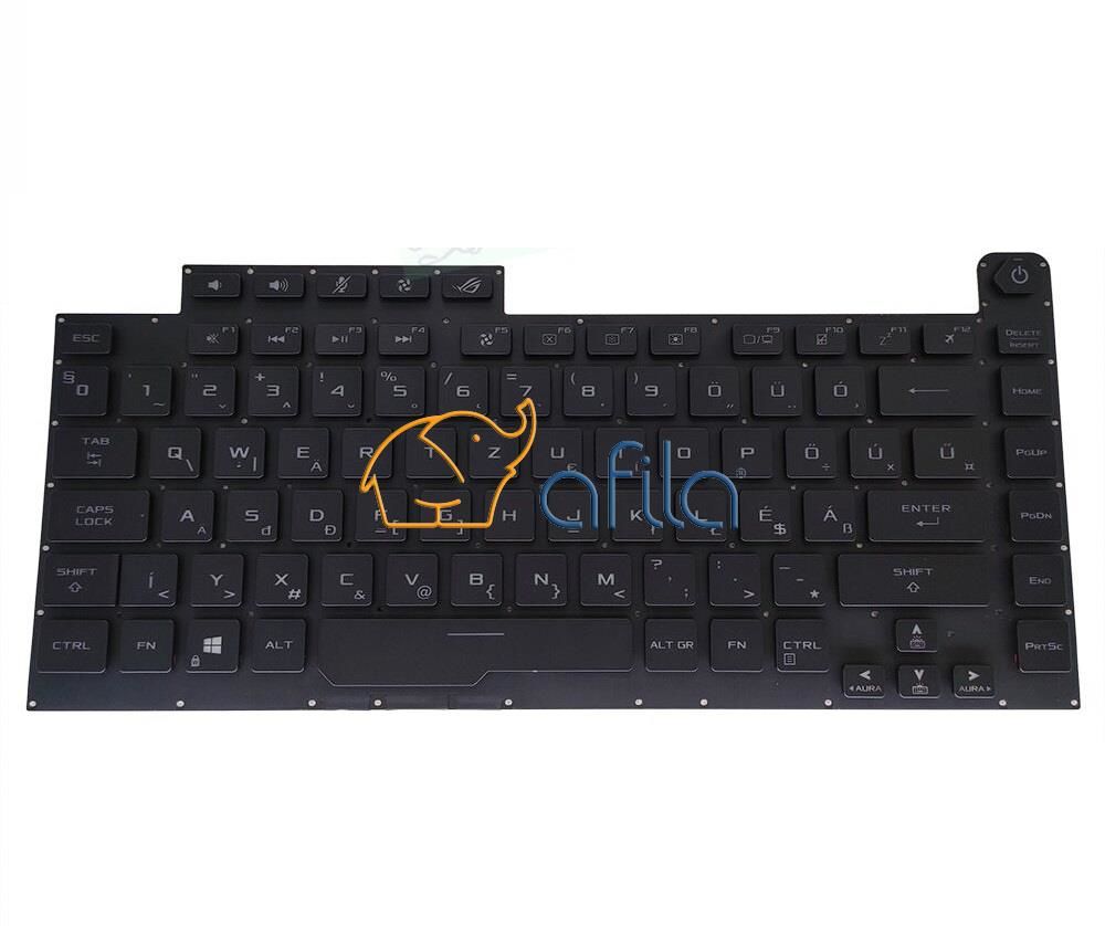 Asus G531G, G531GD, G531GT-BQ429 Notebook Klavyesi Siyah TR - Ver.3