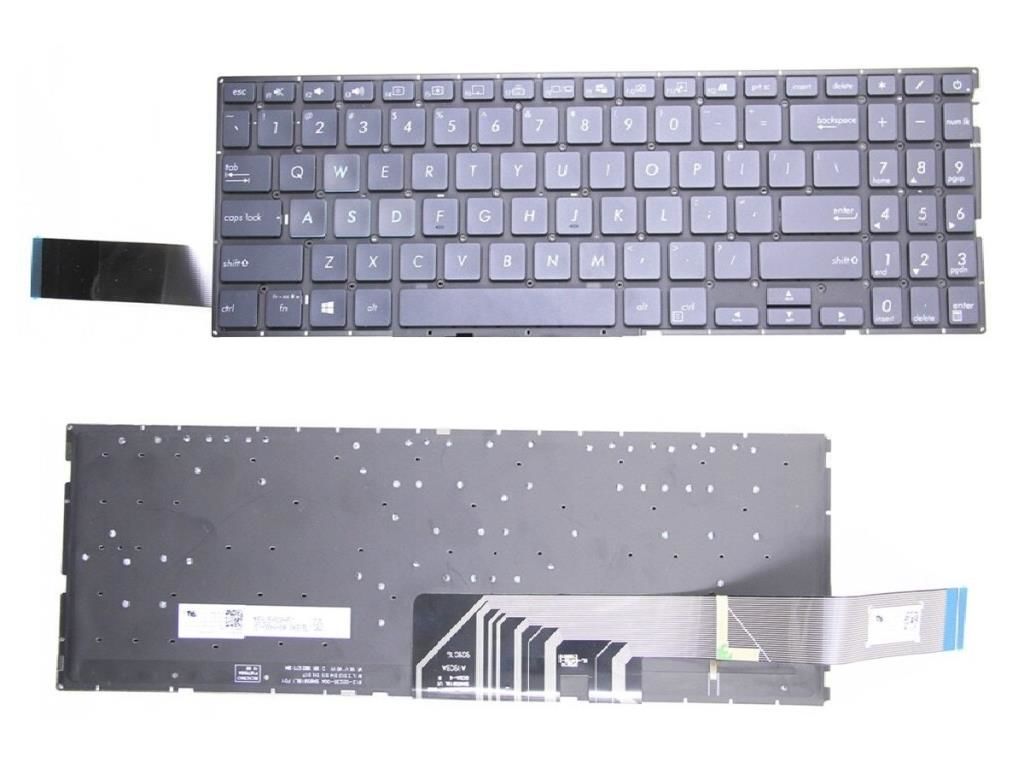 Asus VivoBook 15 X571LI-AL080A5 uyumlu Notebook Klavyesi (Siyah TR) ışıklı