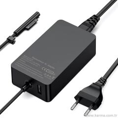Microsoft Surface Pro 6 15V 4A 60W Adaptör, Şarj Cihazı