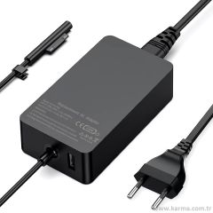 Microsoft Surface Pro 7 15V 4A 60W Adaptör, Şarj Cihazı