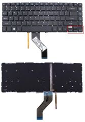 Acer Aspire V5-472, V5-472G Notebook Klavyesi Tuş Takımı (Siyah TR) ışıklı
