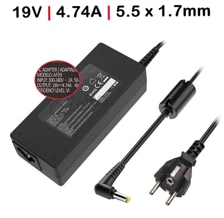 Afila - Acer 19V 4.74A (90W)-1.7mm\5.5mm - Notebook Adaptör - Şarj Cihazı (A045)