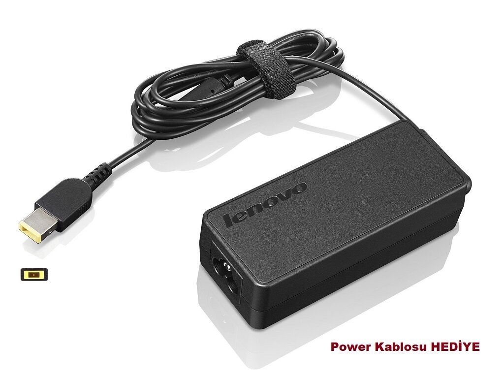 Lenovo 20V 4.5A 90W Pinli Kare Uç (Usb-Kare Tip) Notebook Adaptör, Şarj Cihazı SQUARE (ORJİNAL)