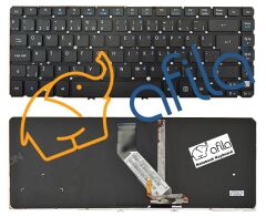 Acer Aspire V5-473 V5-473G V5-473P V5-473PG V5-473P Klavye (Siyah TR) ışıklı