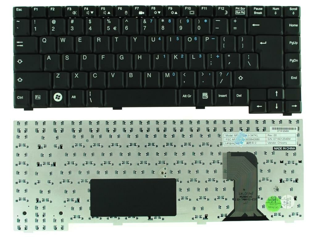 Fujitsu Siemens Amilo  Pi2530 Pi2540 Notebook Klavyesi - TR
