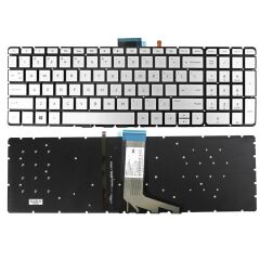 Hp Envy M6-W014 Notebook Klavyesi, Silver, Gri TR - IŞIKLI