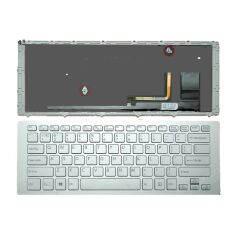 Sony Vaio SVF15N Notebook Klavyesi - Gümüş - TR - Işıklı