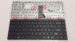 Exper V136346AK4 TR Quanta JW6 JW6H Notebook Klavyesi-Siyah - TR