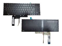 MSI Katana GF66 11UD-207XTR msi Notebook Klavyesi Siyah TR, Ver.1 (Beyaz Işık)