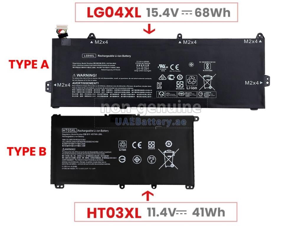 Hp LG04XL, Pavilion 15-cs, 15-cs0000 (Ver.2) Notebook Bataryası - 4 Cell / RHL-179