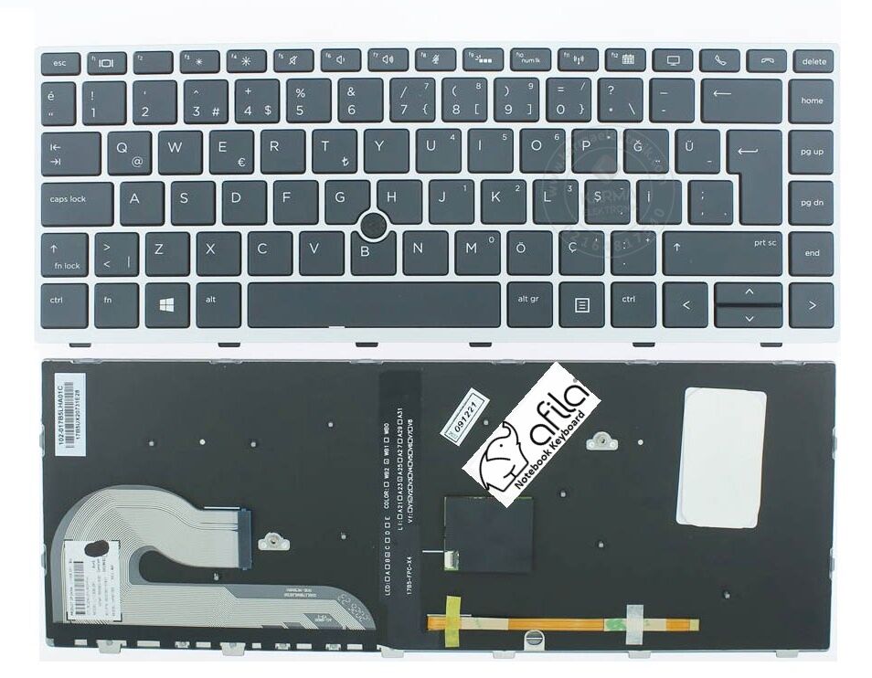 Hp EliteBook 840 G5 3JX05EA 3JX04EA Notebook Klavye Siyah TR Led