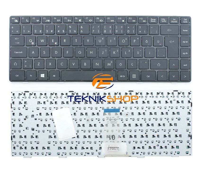 Grundig GNB 1460 A1 i3 GNB 1460 B1 i3 Notebook Klavye-Siyah - TR