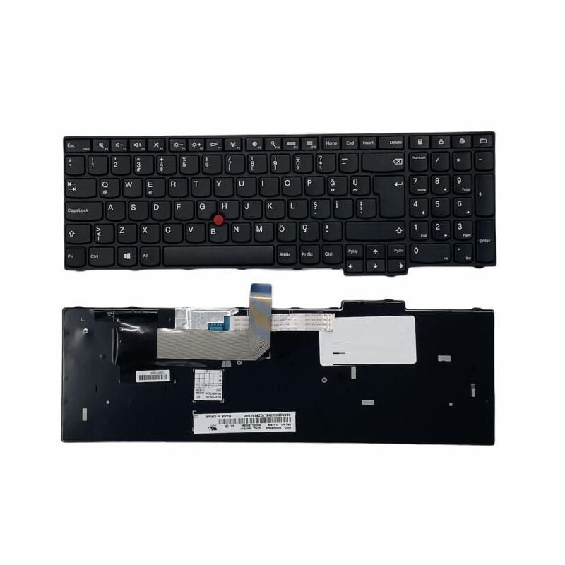 Lenovo ThinkPad 20EV000NTX Notebook Klavyesi, Laptop Tuş Takımı (Siyah TR)