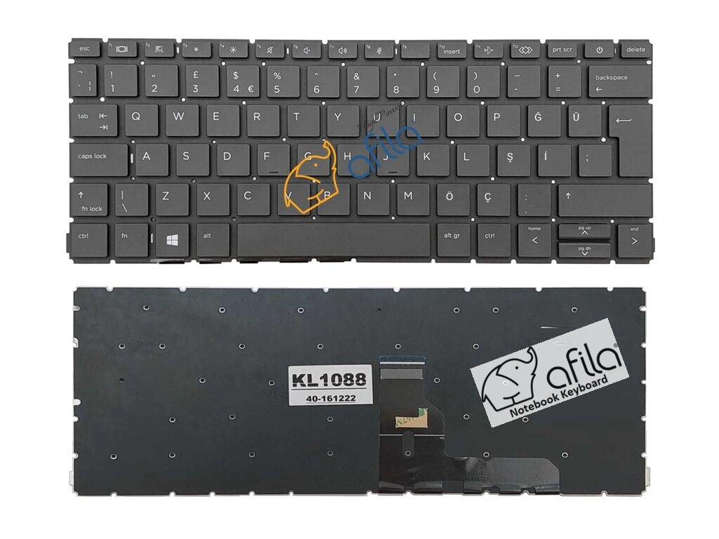 HP ProBook 430 G8 (27J01EA01,27J01EA03,27J01EA07,27J01EA09) uyumlu Klavye (Siyah TR)