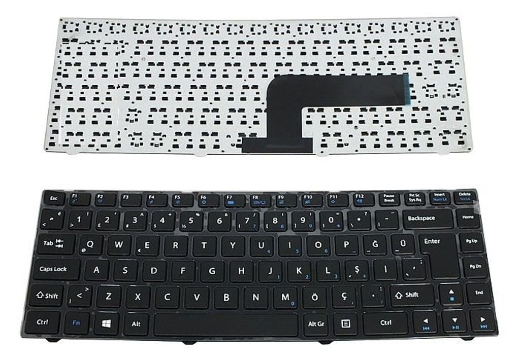 Grundig Ultrabook GNBUSBI5V2, GNB UBS i5 V2 Notebook Klavyesi Siyah TR