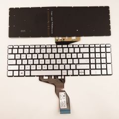 Hp 15s-eq1021nt (9YJ14EA) Notebook Klavye Silver (Gri TR) ışıklı