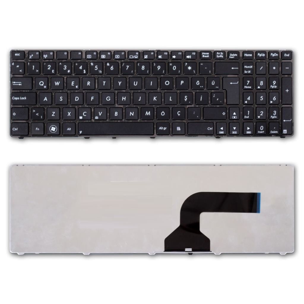 Asus X55, X55A Notebook Klavyesi - Tuş Takımı (Siyah TR)