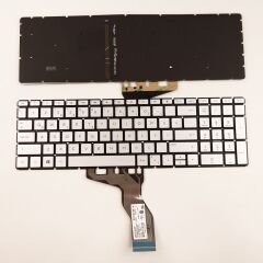 Hp 15s-eq1033nt (27S15EA) Notebook Klavye Silver (Gri TR) ışıklı
