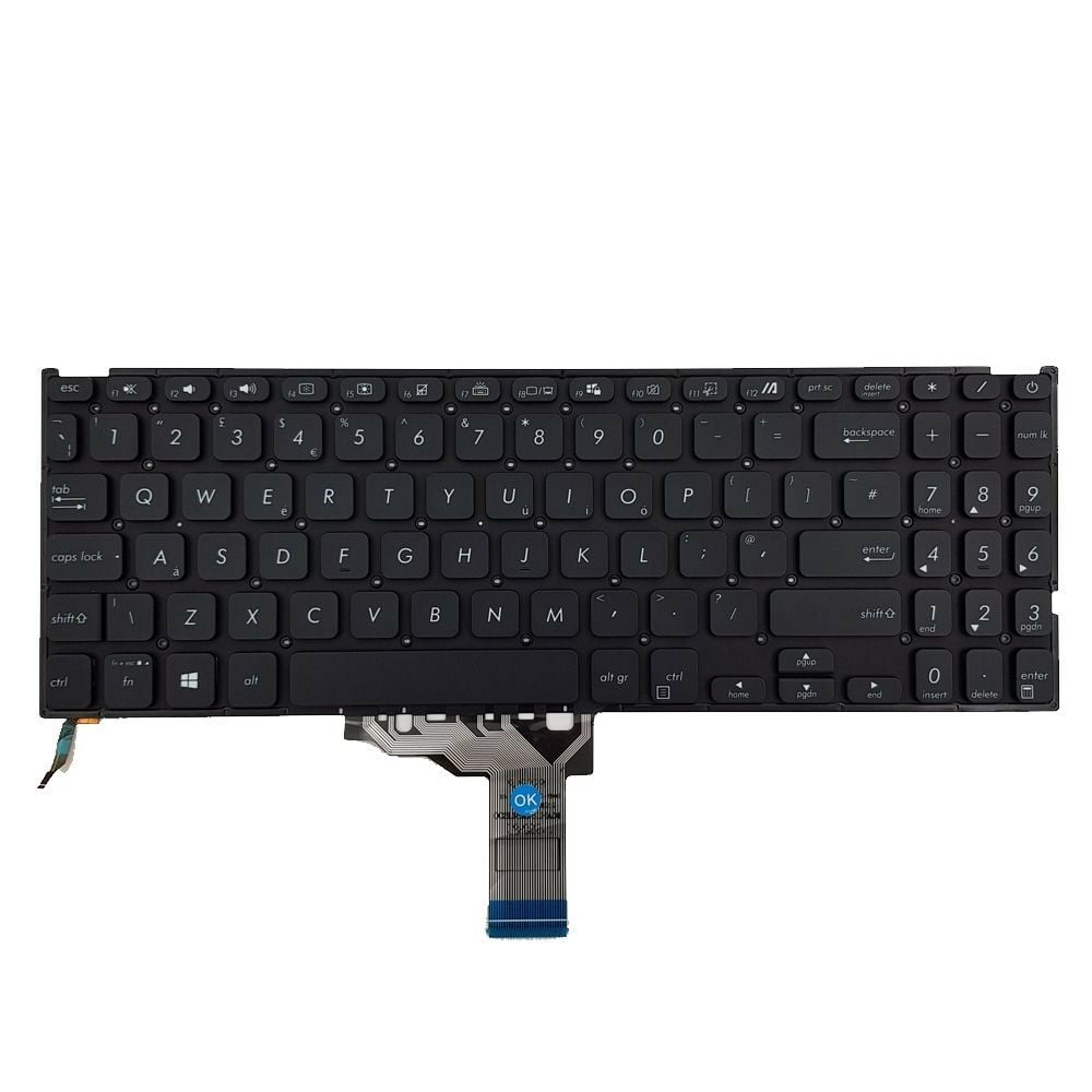 Asus X515EP-EJ204TA56 Uyumlu Notebook Klavyesi, Laptop Tuş Takımı (Siyah TR) ışıklı