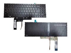 MSI Katana GF76 12UD-060TR msi Notebook Klavyesi Siyah TR, Ver.1 (Beyaz Işık)