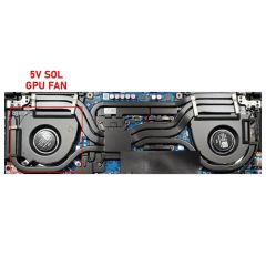 Asus TUF Dash F15 FX517ZR-HN013A7 uyumlu Notebook Gpu Fanı / Ver.1 R - 5V