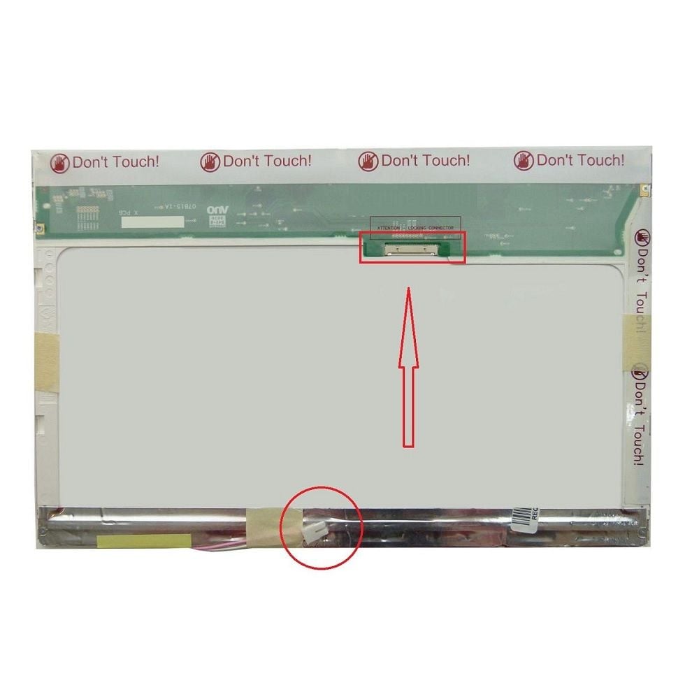 12.1'' inçh Florasan Notebook Lcd Panel - Ekran B121EW01, B121EW01 V.0