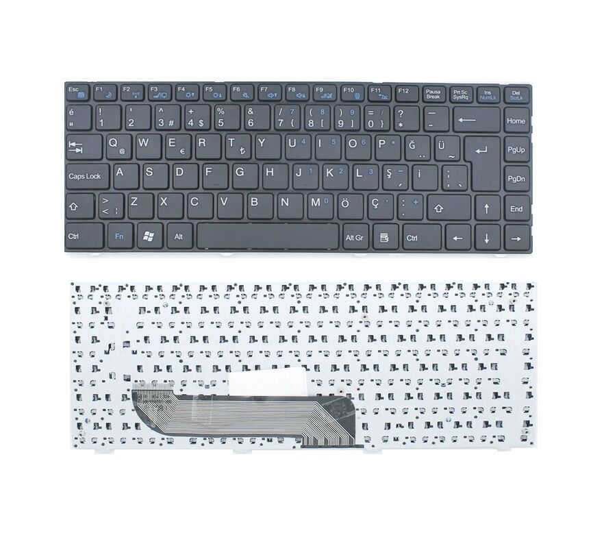 Casper Nirvana CGE, X300V Notebook Klavyesi - Siyah - TR