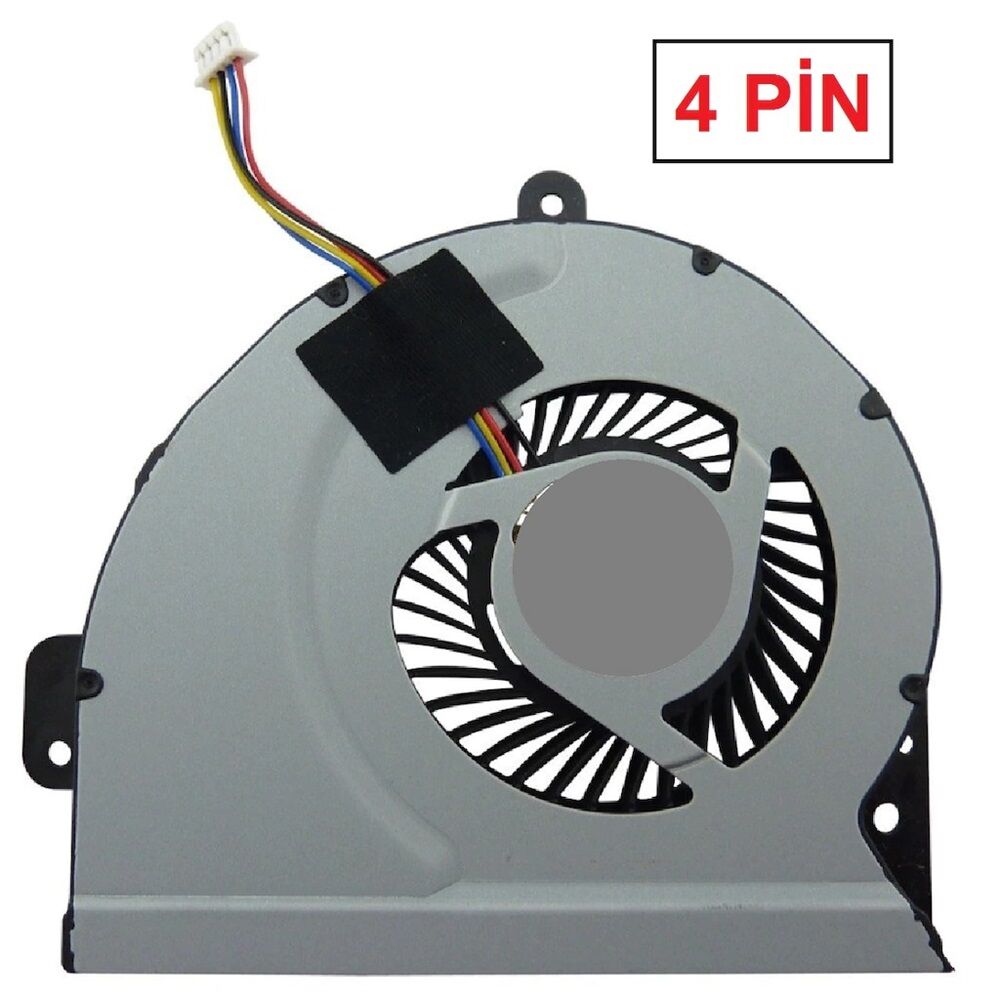 Asus A43S ,K53S , X53S, X54C Serisi Notebook Fan (4Pin)