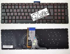 Hp Pavilion 15-AB003NT, 15-AB004NT Klavyesi Kırmızı Tuş (IŞIKLI)/Siyah TR