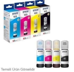 Epson EcoTank L3156 Şişeli Mürekkep 70ml (Muadil) 4'lü SET
