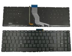Hp 15-AB, 15-AK, 15-AX Notebook Klavyesi, Laptop Tuş Takımı (Siyah TR) Yeşil Tuş - Işıklı / KL0924LD