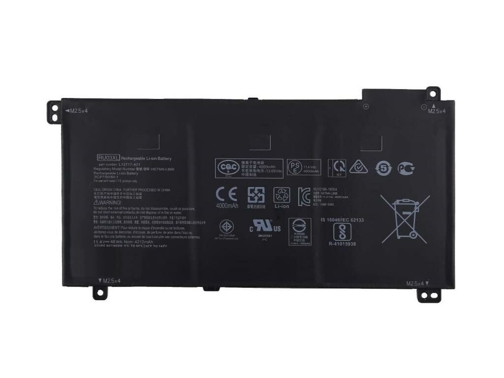 Hp ProBook x360 440 G1, RU03XL Notebook Bataryası
