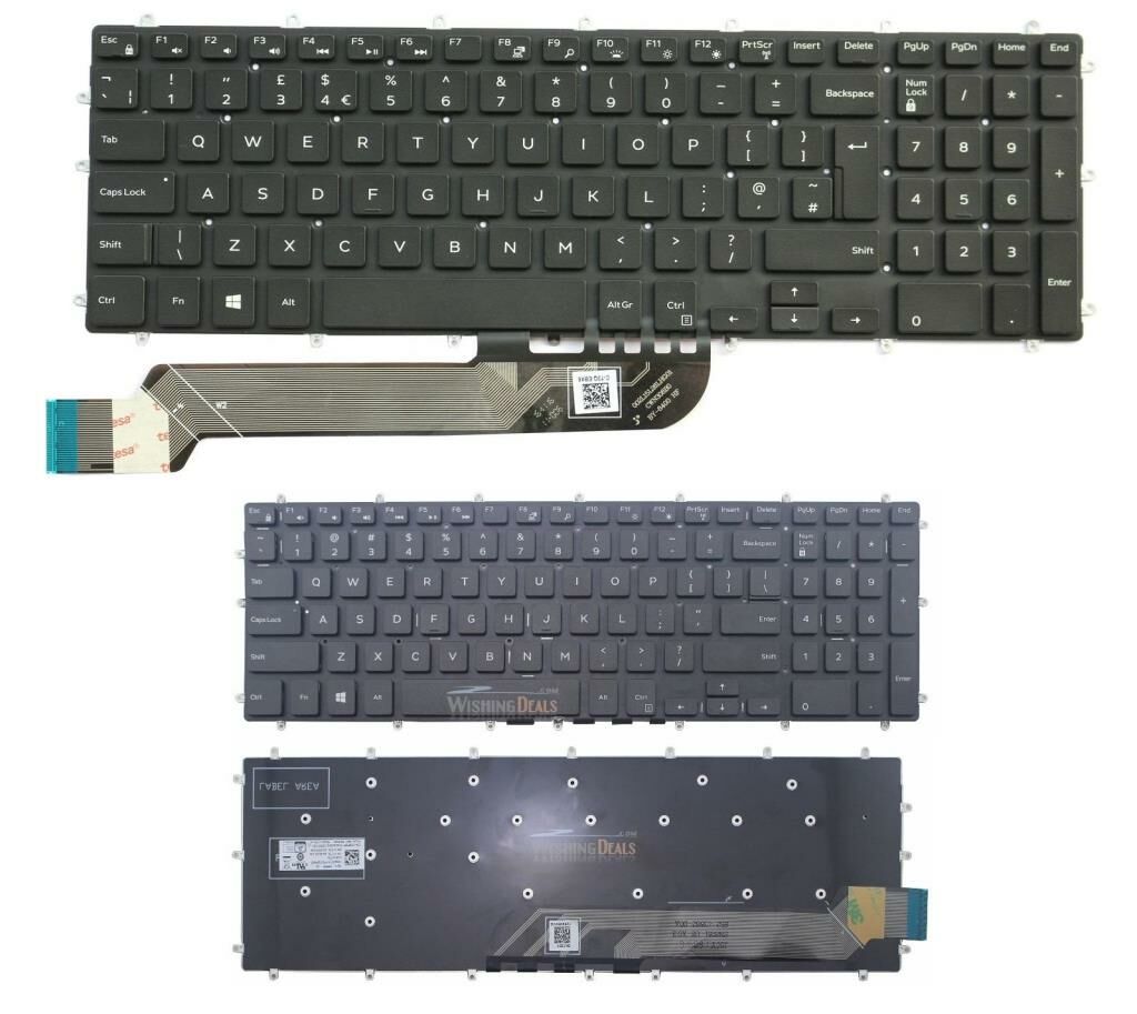 Dell inspiron 15 5665 5765 5767 Notebook Klavyesi (Siyah TR)