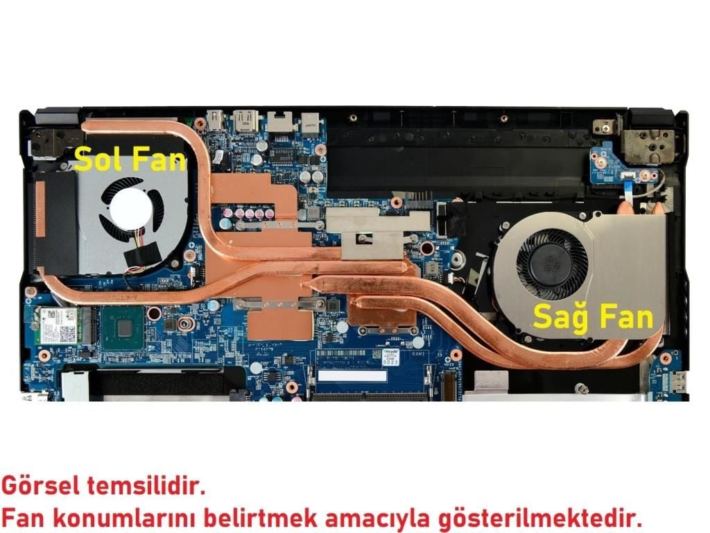 Monster Abra A5 V17.2, A5 V17.2.1 Notebook CPU Fanı (Sağ Fan)