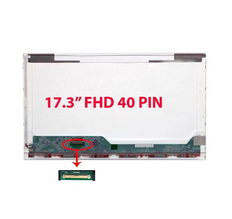 17.3'' inç 40Pin FHD Led 1920*1080p N173HGE-L11 N173HGE-L21 B173HW01 B173HW02 LP173WF1 HSD173PUW1 Lcd Ekran, Panel
