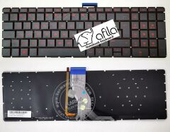 Hp Envy 15-AQ100NT, 15-AQ101NT Klavyesi Kırmızı Tuş (IŞIKLI)/Siyah TR