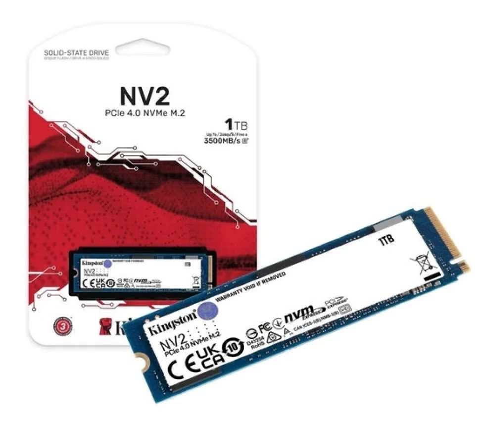 1TB Kingston NV2 SNV2S/1000G 3500/2100/MB/s M.2 NVMe SSD M2