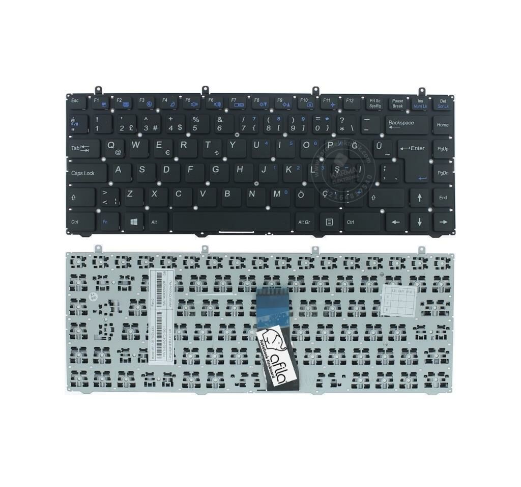 Exper Ultranote C4B-A01 Notebook Klavyesi - Siyah - TR