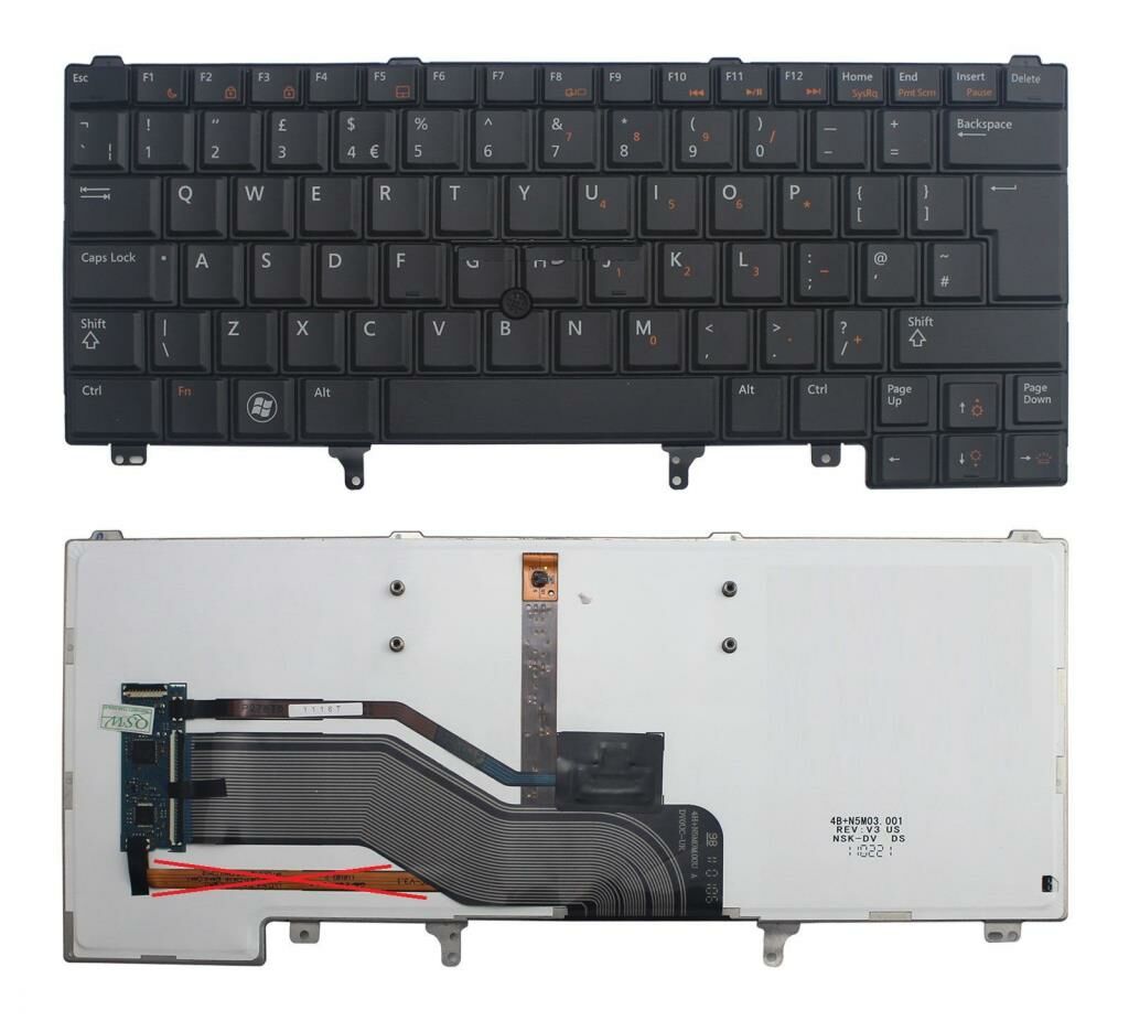 Dell Latitude E6230 E5420 E6420 E5420 Notebook Klavyesi - TR