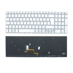 Sony Vaio SVF1521NSTB, SVF1521NSTW,Notebook Klavyesi -   Gri TR / ışıklı