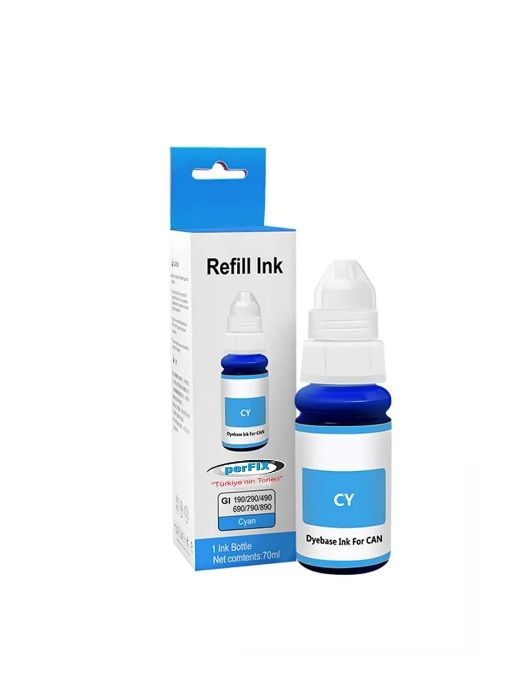 Canon Pixma G1411 Şişeli Mürekkep Mavi 70ml (Muadil)