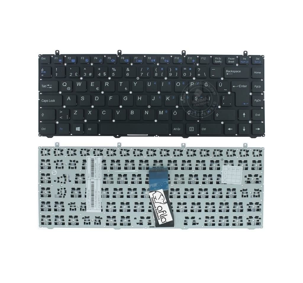 Monster Huma H3 V1.1 Notebook Klavyesi, Laptop Tuş Takımı (Siyah TR)