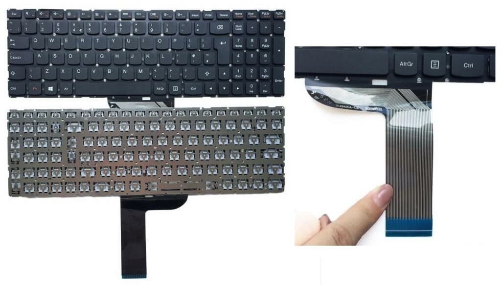 Lenovo Yoga 500-15ACL 500-15IBD Notebook Klavyesi - Siyah - TR