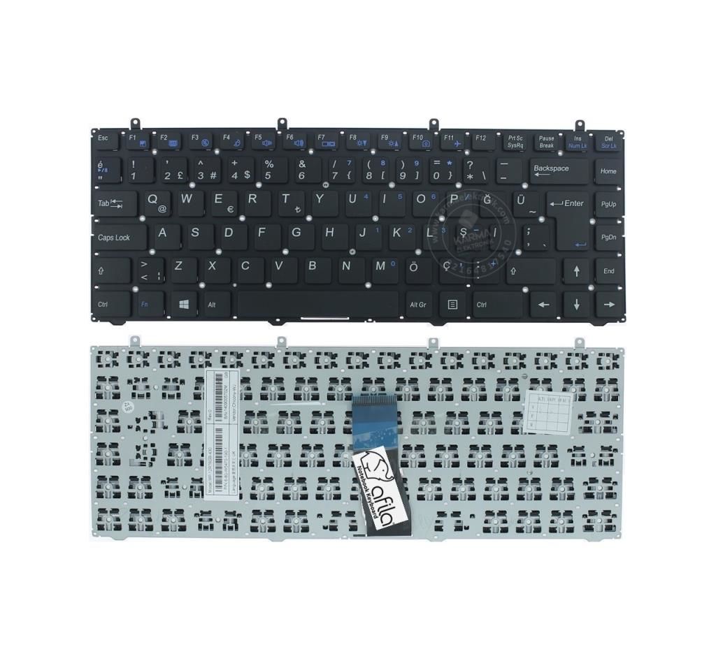 Monster Huma H3 V1.4 Notebook Klavyesi, Laptop Tuş Takımı (Siyah TR)