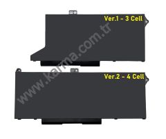 Dell WY9DX RJ40G 01K2CF M033W 75X16 Notebook Bataryası, Laptop Pili - Ver.1 - 3 Cell / RDL-249